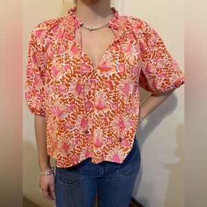 free people blouse size s